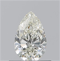 Diamante Natural 0.51 quilates, De pera , Color J, claridad VVS2 y certificado GIA