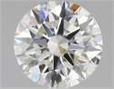 Lab Grown Diamond 2.55 Carats, Round with Ideal Cut, F Color, VS1 Clarity and Certified by IGI