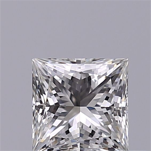 Foto Diamante Natural 0.42 quilates, Princesa , Color F, claridad VVS2 y certificado IGI de
