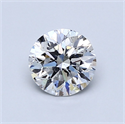 Natural Diamond 0.80 Carats, Round with Excellent Cut, E Color, SI2 Clarity and Certified by GIA