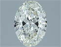 Natural Diamond 1.53 Carats, Oval with  Cut, H Color, VVS1 Clarity and Certified by IGI