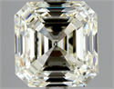 Natural Diamond 3.25 Carats, Asscher with  Cut, L Color, VS2 Clarity and Certified by GIA