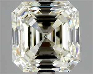 Picture of Natural Diamond 3.25 Carats, Asscher with  Cut, L Color, VS2 Clarity and Certified by GIA