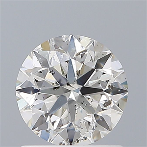 Picture of Natural Diamond 0.90 Carats, Round with Very Good Cut, G Color, I1 Clarity and Certified by GIA
