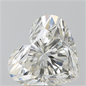 Natural Diamond 3.50 Carats, Heart with  Cut, H Color, SI1 Clarity and Certified by IGI