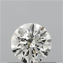 Diamante Natural 0.40 quilates, Redondo , Color J, claridad SI1 y certificado GIA