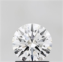 Lab Grown Diamond 1.30 Carats, Round with Ideal Cut, D Color, VVS2 Clarity and Certified by IGI