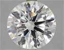 Lab Grown Diamond 4.04 Carats, Round with Excellent Cut, D Color, IF Clarity and Certified by GIA