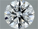 Natural Diamond 0.54 Carats, Round with Excellent Cut, I Color, VS2 Clarity and Certified by GIA