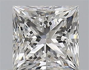 Picture of Natural Diamond 0.65 Carats, Princess with  Cut, H Color, VVS1 Clarity and Certified by GIA
