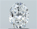 Natural Diamond 0.90 Carats, Oval with  Cut, D Color, VS1 Clarity and Certified by GIA