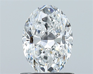 Picture of Natural Diamond 0.90 Carats, Oval with  Cut, D Color, VS1 Clarity and Certified by GIA