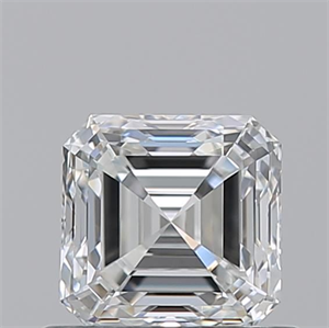 Picture of Natural Diamond 0.70 Carats, Asscher with  Cut, F Color, VVS1 Clarity and Certified by GIA
