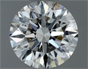 Natural Diamond 0.70 Carats, Round with Excellent Cut, I Color, SI1 Clarity and Certified by GIA