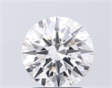 Lab Grown Diamond 1.46 Carats, Round with Ideal Cut, E Color, VS1 Clarity and Certified by IGI