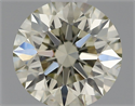 Natural Diamond 0.70 Carats, Round with Excellent Cut, L Color, SI1 Clarity and Certified by IGI