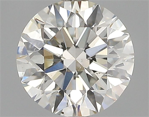 Picture of Natural Diamond 0.90 Carats, Round with Excellent Cut, I Color, SI1 Clarity and Certified by GIA