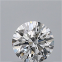 Natural Diamond 0.48 Carats, Round with Excellent Cut, D Color, VVS1 Clarity and Certified by GIA