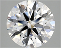 Lab Grown Diamond 3.01 Carats, Round with Ideal Cut, E Color, VS2 Clarity and Certified by IGI
