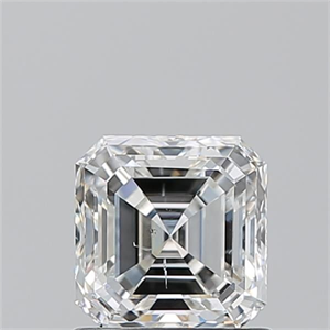 Foto Diamante Natural 1.01 quilates, Asscher , Color G, claridad SI1 y certificado GIA de