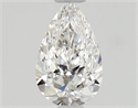 Natural Diamond 0.51 Carats, Pear with  Cut, E Color, IF Clarity and Certified by GIA