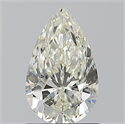 Natural Diamond 1.20 Carats, Pear with  Cut, J Color, SI2 Clarity and Certified by GIA