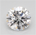 Lab Grown Diamond 1.02 Carats, Round with Ideal Cut, D Color, VVS1 Clarity and Certified by IGI