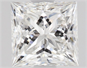 Natural Diamond 0.58 Carats, Princess with  Cut, F Color, VVS1 Clarity and Certified by GIA