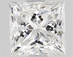 Foto Diamante Natural 0.58 quilates, Princesa , Color F, claridad VVS1 y certificado GIA de