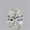 Natural Diamond 0.50 Carats, Oval with  Cut, G Color, VVS1 Clarity and Certified by GIA