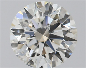 Picture of Natural Diamond 0.71 Carats, Round with Excellent Cut, G Color, SI2 Clarity and Certified by GIA