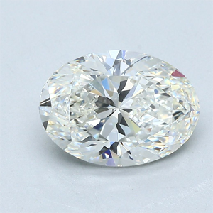 Foto Diamante Natural 3.01 quilates, Ovalado , Color I, claridad VS1 y certificado GIA de