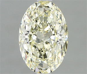 Picture of Natural Diamond 0.71 Carats, Oval with  Cut, L Color, SI1 Clarity and Certified by IGI