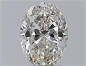 Natural Diamond 1.22 Carats, Oval with  Cut, I Color, VS1 Clarity and Certified by GIA