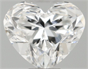 Natural Diamond 0.41 Carats, Heart with  Cut, H Color, VS2 Clarity and Certified by GIA