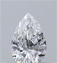 Diamante Natural 0.30 quilates, De pera , Color D, claridad VVS2 y certificado GIA