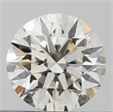 Natural Diamond 0.43 Carats, Round with Excellent Cut, J Color, VVS2 Clarity and Certified by GIA