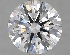 Picture of Lab Grown Diamond 2.86 Carats, Round with Ideal Cut, D Color, IF Clarity and Certified by IGI