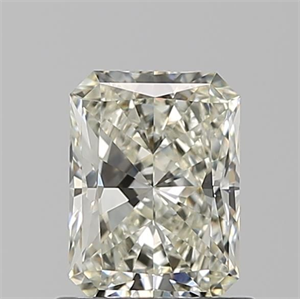 Picture of Natural Diamond 0.91 Carats, Radiant with  Cut, K Color, VS1 Clarity and Certified by GIA
