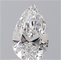 Natural Diamond 0.70 Carats, Pear with  Cut, E Color, VS1 Clarity and Certified by GIA