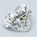 Natural Diamond 1.70 Carats, Heart with  Cut, G Color, VS2 Clarity and Certified by GIA