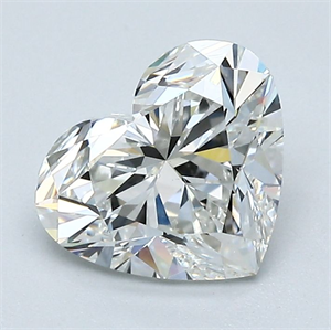 Picture of Natural Diamond 1.70 Carats, Heart with  Cut, G Color, VS2 Clarity and Certified by GIA