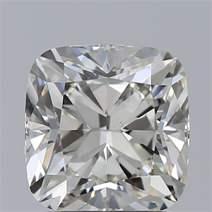 Foto Diamante Natural 1.55 quilates, Del cojín , Color J, claridad SI1 y certificado GIA de