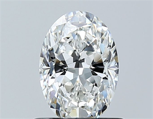 Foto Diamante Natural 0.80 quilates, Ovalado , Color F, claridad VS1 y certificado GIA de