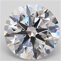 Lab Grown Diamond 3.04 Carats, Round with Excellent Cut, D Color, VVS2 Clarity and Certified by GIA