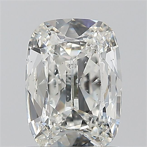 Picture of Natural Diamond 0.90 Carats, Cushion with  Cut, H Color, SI2 Clarity and Certified by GIA
