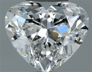 Picture of Natural Diamond 0.50 Carats, Heart with  Cut, F Color, SI1 Clarity and Certified by GIA