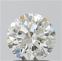 Natural Diamond 1.30 Carats, Round with Excellent Cut, L Color, SI2 Clarity and Certified by GIA