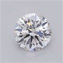 Lab Grown Diamond 1.03 Carats, Round with Ideal Cut, D Color, VS1 Clarity and Certified by IGI
