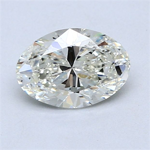 Picture of Natural Diamond 1.02 Carats, Oval with  Cut, I Color, I1 Clarity and Certified by GIA